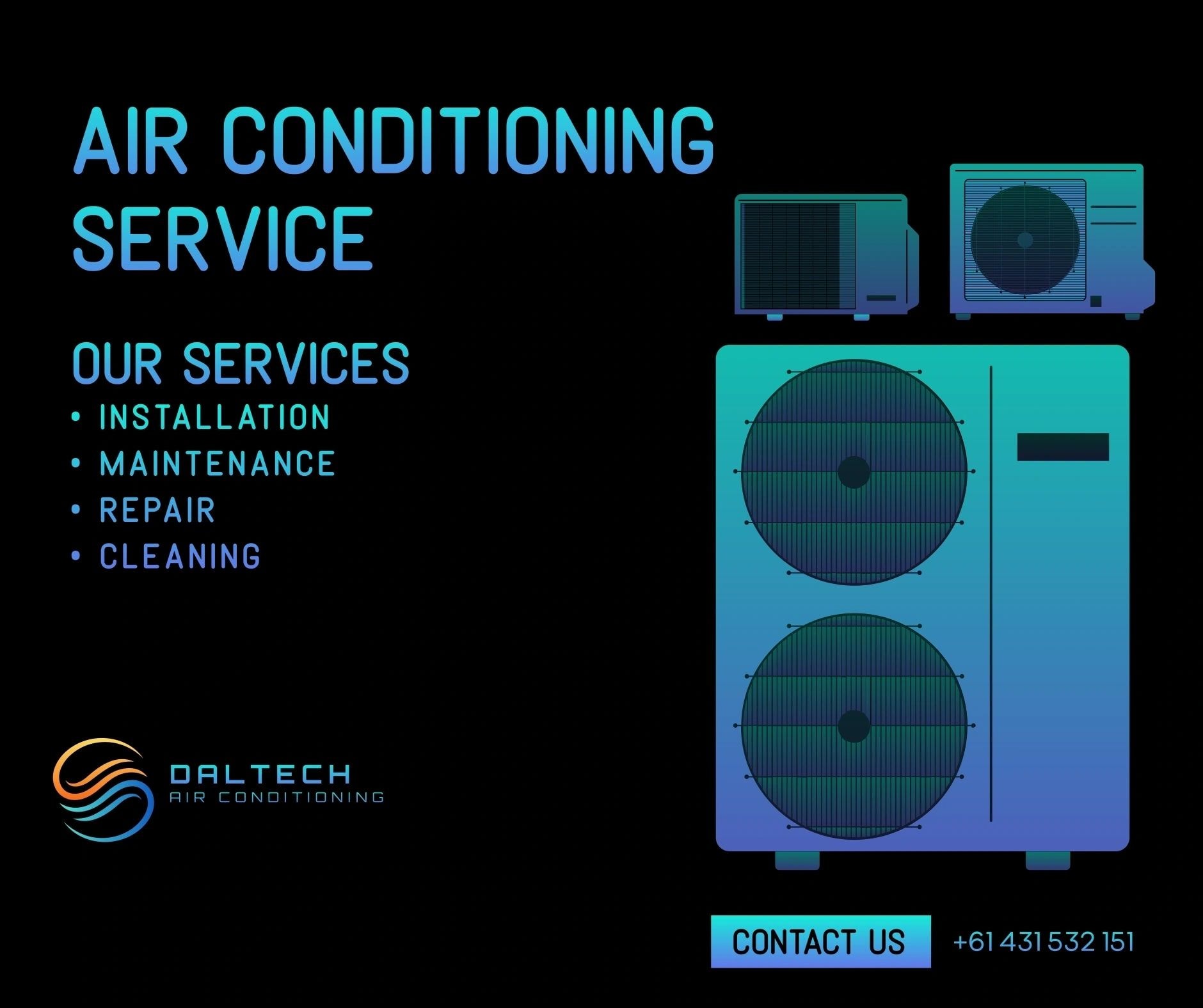 DalTech Air Conditioning services: Installation, Maintenance, Repair, Cleaning